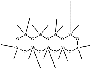 옥타데카메틸사이클로노나실록산 구조식 이미지