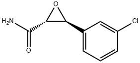 (2R,3S)-3-(3-CHLOROPHENYL)OXIRANE-2-CARBOXAMIDE Structure