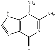 6H-Purin-6-one,  2,3-diamino-3,7-dihydro-  (9CI) Structure