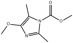 1H-이미다졸-1-카르복실산,4-메톡시-2,5-디메틸-,메틸에스테르 구조식 이미지