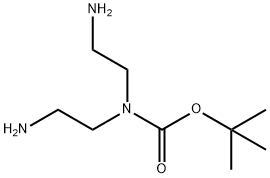 N'-boc-2,2'-diaMinodiethylaMine Structure