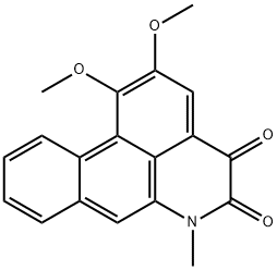 1,2-Dimethoxy-6-methyl-4H-dibenzo[de,g]quinoline-4,5(6H)-dione 구조식 이미지