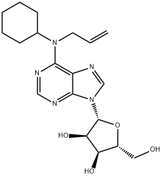 N(6)-allyl-N(6)-cyclohexyladenosine Structure