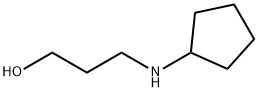 3-(cyclopentylamino)propan-1-ol 구조식 이미지