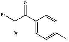2,2-DIBROMO-1-(4-IODOPHENYL)ETHANONE Structure