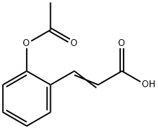 2-ACETOXYCINNAMIC ACID Structure