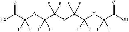 PERFLUORO-3,6,9-TRIOXAUNDECANE-1,11-DIOIC ACID Structure