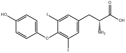 3,5-Diiodo-D-thyronine 구조식 이미지