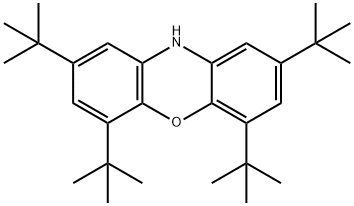 2,4,6,8-Tetra-tert-butyl-10H-phenoxazine Structure