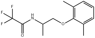 N-[2-(2,6-디메틸페녹시)-1-메틸에틸]-2,2,2-트리플루오로아세트아미드 구조식 이미지