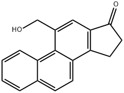 11-(Hydroxymethyl)-15,16-dihydro-17H-cyclopenta[a]phenanthrene-17-one 구조식 이미지