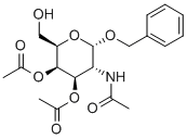 BENZYL 2-ACETAMIDO-3,4-DI-O-ACETYL-2-DEOXY-ALPHA-D-GALACTOPYRANOSIDE Structure