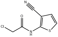 2-CHLORO-N-(3-CYANO-THIOPHEN-2-YL)-ACETAMIDE Structure