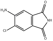 5-AMINO-6-CHLOROISOINDOLINE-1,3-DIONE 구조식 이미지
