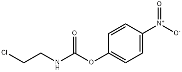 4-nitrophenyl-N-(2-chloroethyl)-N-nitrosocarbamate Structure