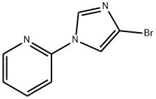 2-(4-BROMO-1H-IMIDAZOL-1-YL)PYRIDINE Structure