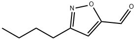5-Isoxazolecarboxaldehyde, 3-butyl- (9CI) Structure