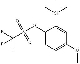 4-METHOXY-2-(TRIMETHYLSILYL)PHENYL TRIFLUOROMETHANESULFONATE 구조식 이미지