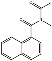 N-Acetyl-N-methyl-1-naphthalenecarboxamide Structure