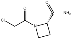 2-Azetidinecarboxamide, 1-(chloroacetyl)-, (2S)- (9CI) Structure