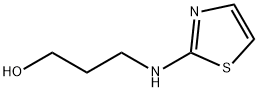 1-Propanol,  3-(2-thiazolylamino)- Structure
