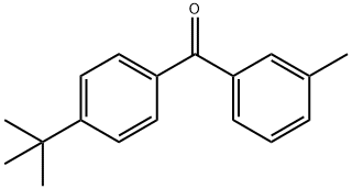 4-TERT-BUTYL-3'-METHYLBENZOPHENONE Structure