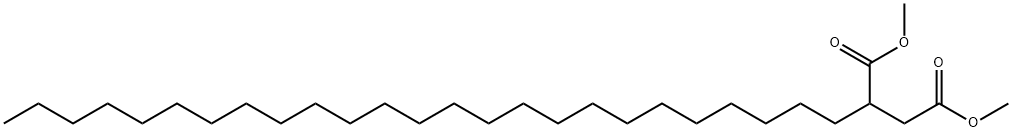 2-Pentacosylbutanedioic acid dimethyl ester Structure