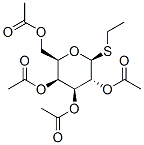 Ethyl 2,3,4,6-tetra-O-acetyl-1-thio-b-D-galactopyranoside Structure