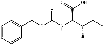 (2R,3S)-N-CARBOBENZYLOXY-2-AMINO-3-METHYLPENTANOIC ACID Structure
