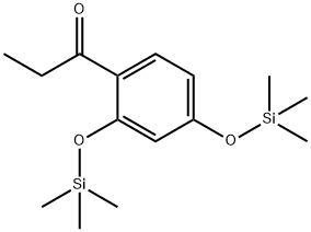 1-Propanone, 1-[2,4-bis[(trimethylsilyl)oxy]phenyl]- Structure