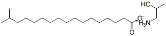 isooctadecanoic acid, compound with 1-aminopropan-2-ol (1:1) Structure