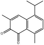 3,8-Dimethyl-5-isopropyl-1,2-naphthoquinone Structure