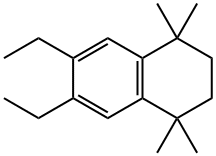 6,7-DIETHYL-1,1,4,4-TETRAMETHYLTETRALINE Structure