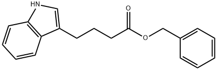 benzyl 4-(1H-indol-3-yl)butyrate 구조식 이미지