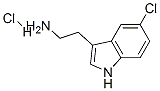 5-클로로-1H-인돌-3-에틸아민염산염 구조식 이미지