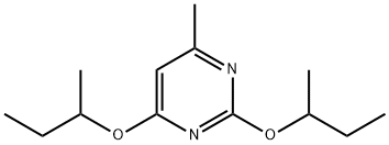 2,4-di-sec-butoxy-6-methyl-pyrimidine Structure