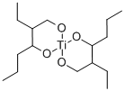 이소프로폭시(2-에틸-1,3-헥산디올라이트)티탄 구조식 이미지