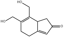 1,4,5,7a-테트라하이드로-6,7-비스(하이드록시메틸)-2H-인덴-2-온 구조식 이미지