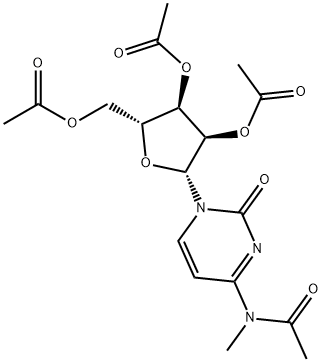 N-아세틸-N-메틸시티딘2',3',5'-트리아세테이트 구조식 이미지