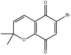 6-BROMO-2,2-DIMETHYL-2H-CHROMENE-5,8-DIONE Structure