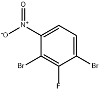2,4-DIBROMO-3-FLUORO-NITROBENZENE
 Structure