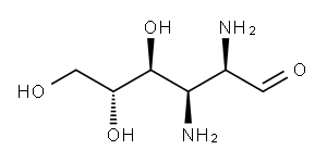 2,3-디아미노-2,3-디데옥시글루코스 구조식 이미지