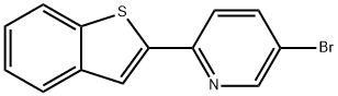 2-(2'-benzo[b]thienyl)-5-bromopyridine 구조식 이미지