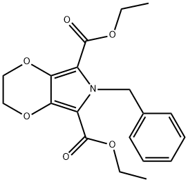 DIETHYL 1-BENZYL-3,4-ETHYLENEDIOXYPYRRO& Structure