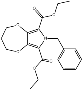 DIETHYL 1-BENZYL-3,4-PROPYLENEDIOXYPYRR& 구조식 이미지