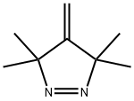1-피라졸린,3,3,5,5-테트라메틸-4-메틸렌- 구조식 이미지