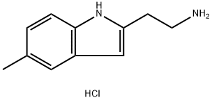 5-метилтриптамин гидрохлорид структурированное изображение