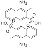 3,3'-DIMETHYL-NAPHTHIDINE-DISULFONIC ACID Structure