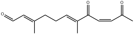 (2Z,6E,9E)-3,7-Dimethyl-8,11-dioxo-2,6,9-dodecatrienal 구조식 이미지