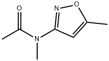 Acetamide, N-methyl-N-(5-methyl-3-isoxazolyl)- (9CI) 구조식 이미지